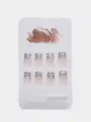 Серебряный ногти накладные