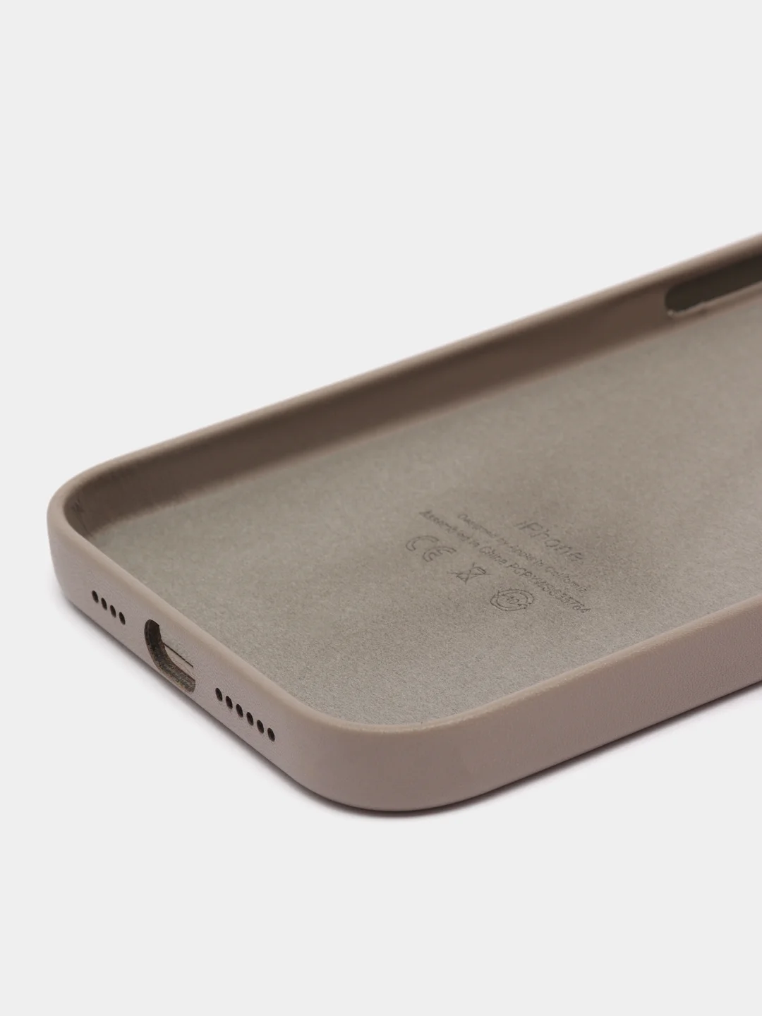 Песочный хаки чехол Leather Case, для IPhone 12/ 12 Pro/ 12 Pro Max, под кожу