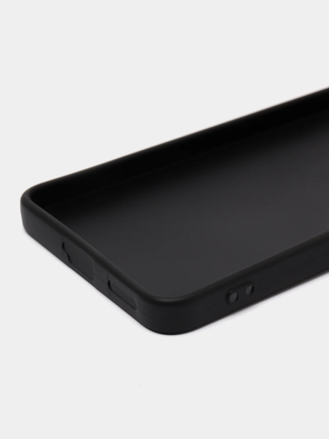 Черный чехол силиконовый на Xiaomi 12 Lite (Сяоми 12 Лайт), черный
