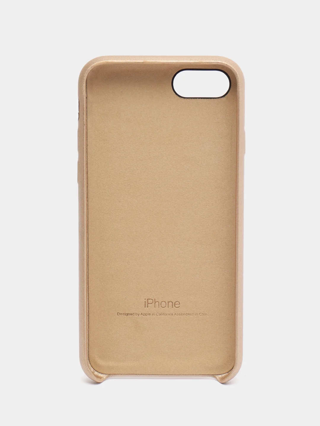 Золотой чехол Leather Case, для IPhone 7/ 8/ SE 2020/ 7 Plus/ 8 Plus, под кожу