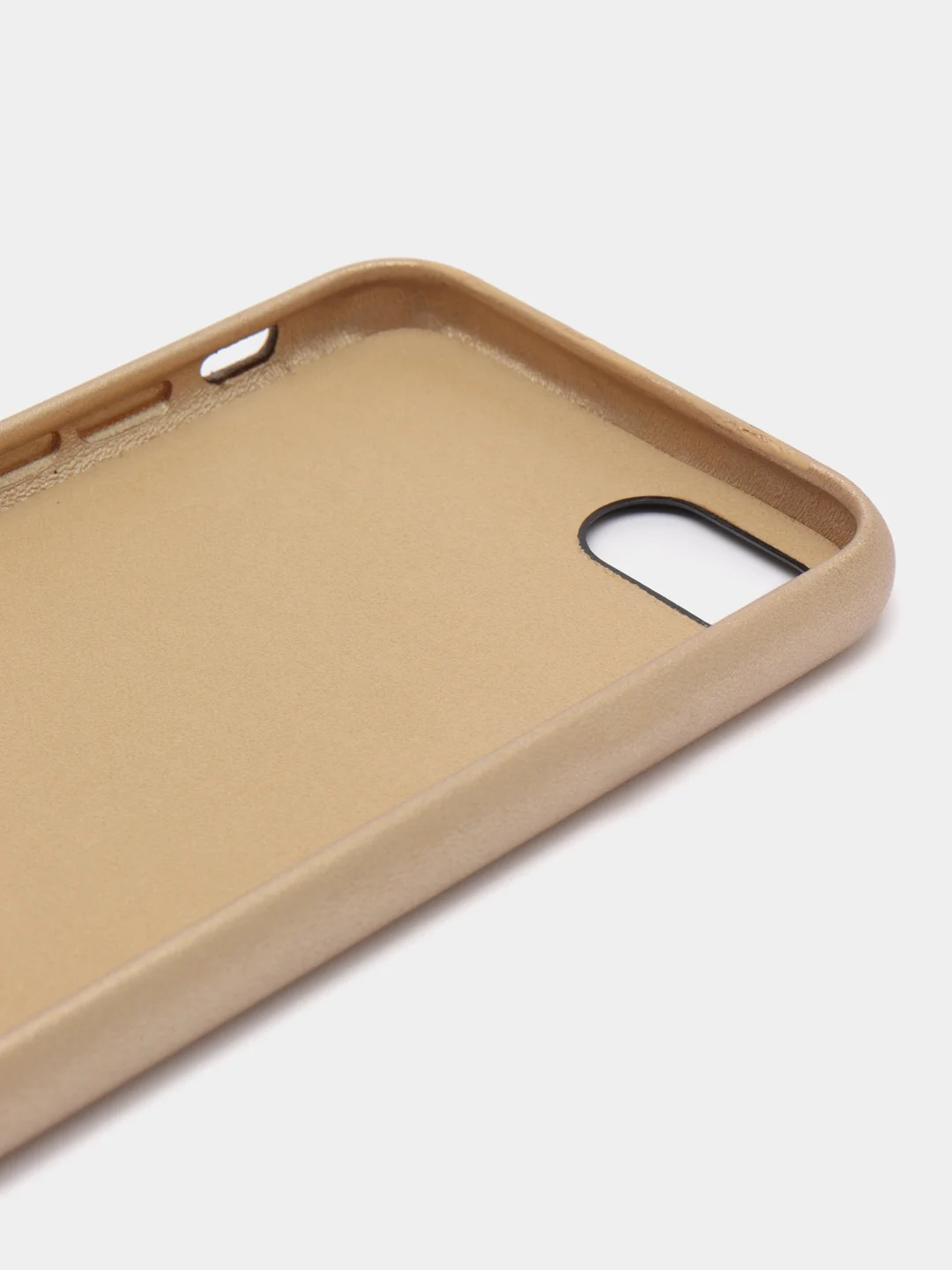 Золотой чехол Leather Case, для IPhone 7/ 8/ SE 2020/ 7 Plus/ 8 Plus, под кожу