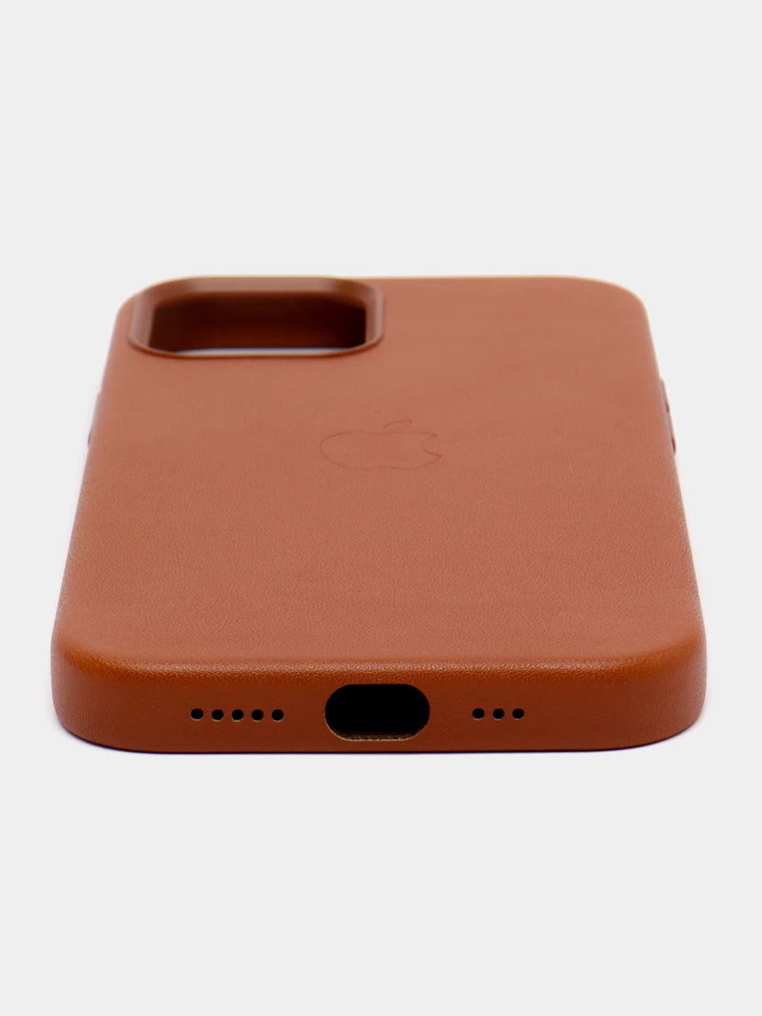 Терракотовый чехол Leather Case, для IPhone 12/ 12 Pro/ 12 Pro Max, под кожу