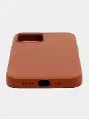 Терракотовый чехол Leather Case, для IPhone 12/ 12 Pro/ 12 Pro Max, под кожу
