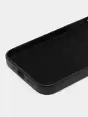 Черный чехол Leather Case, для IPhone 12/ 12 Pro/ 12 Pro Max, под кожу