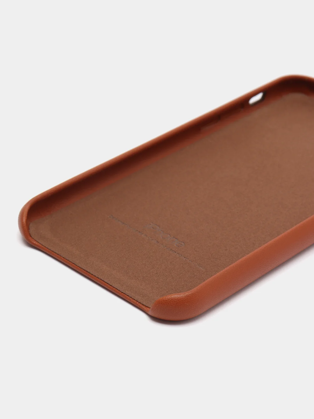 Терракотовый чехол Leather Case, для IPhone 7/ 8/ SE 2020/ 7 Plus/ 8 Plus, под кожу