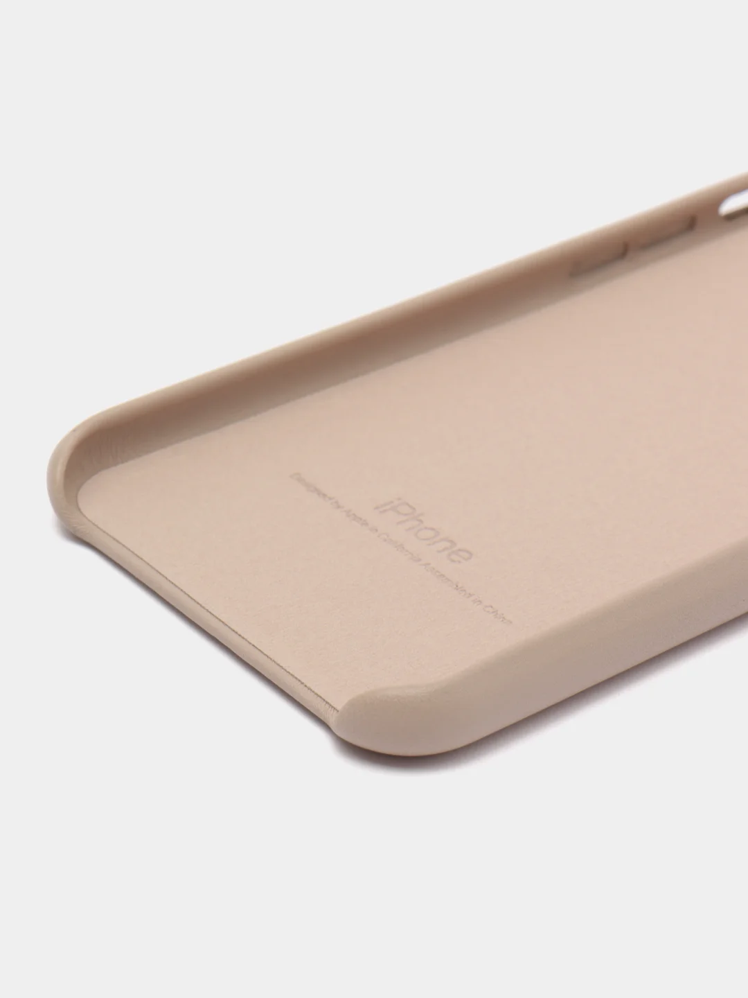 Песочный хаки чехол Leather Case, для IPhone 7/ 8/ SE 2020/ 7 Plus/ 8 Plus, под кожу