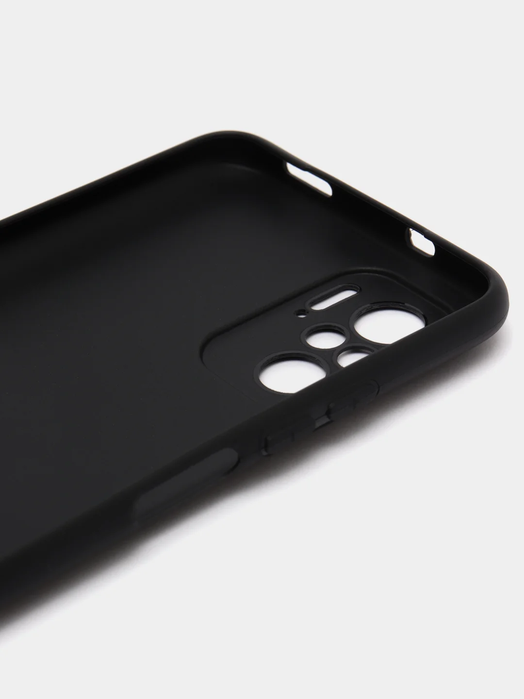 Чехол Xiaomi Redmi Note 10 / Redmi Note 10S / Poco M5s черный силиконовый Редми Нот Поко