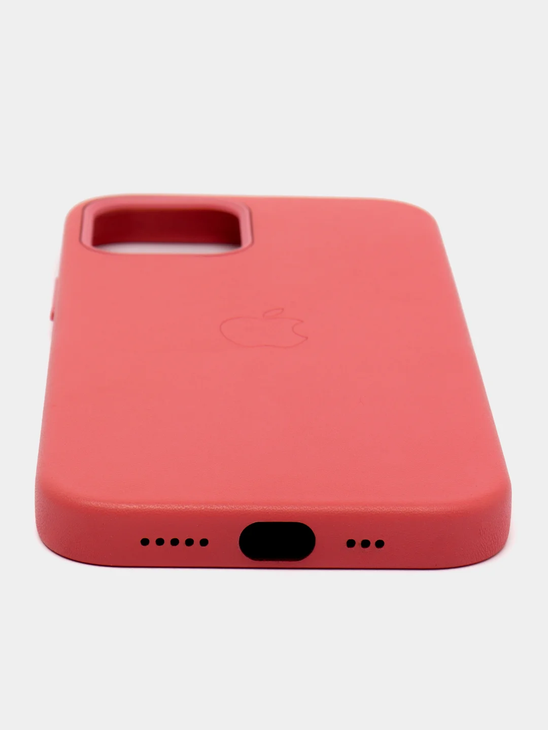 Коралловый чехол Leather Case, для IPhone 12/ 12 Pro/ 12 Pro Max, под кожу
