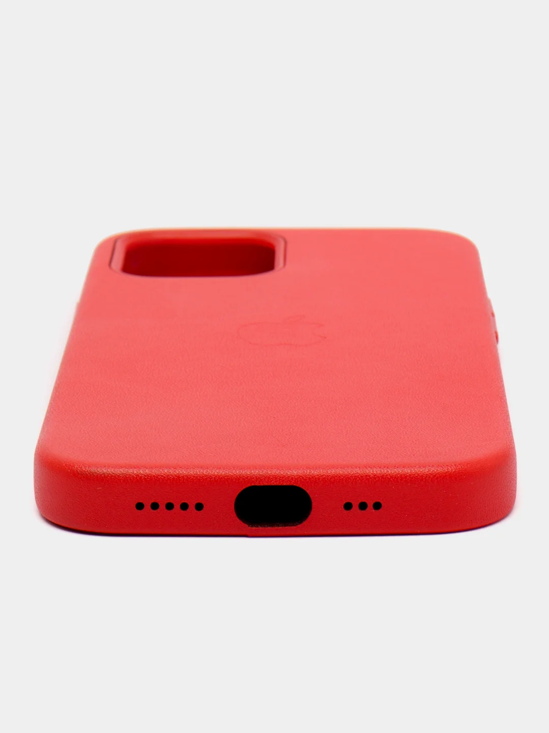 Красный чехол Leather Case, для IPhone 12/ 12 Pro/ 12 Pro Max, под кожу