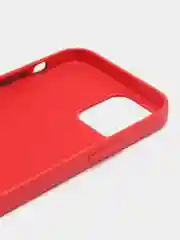 Красный чехол Leather Case, для IPhone 12/ 12 Pro/ 12 Pro Max, под кожу