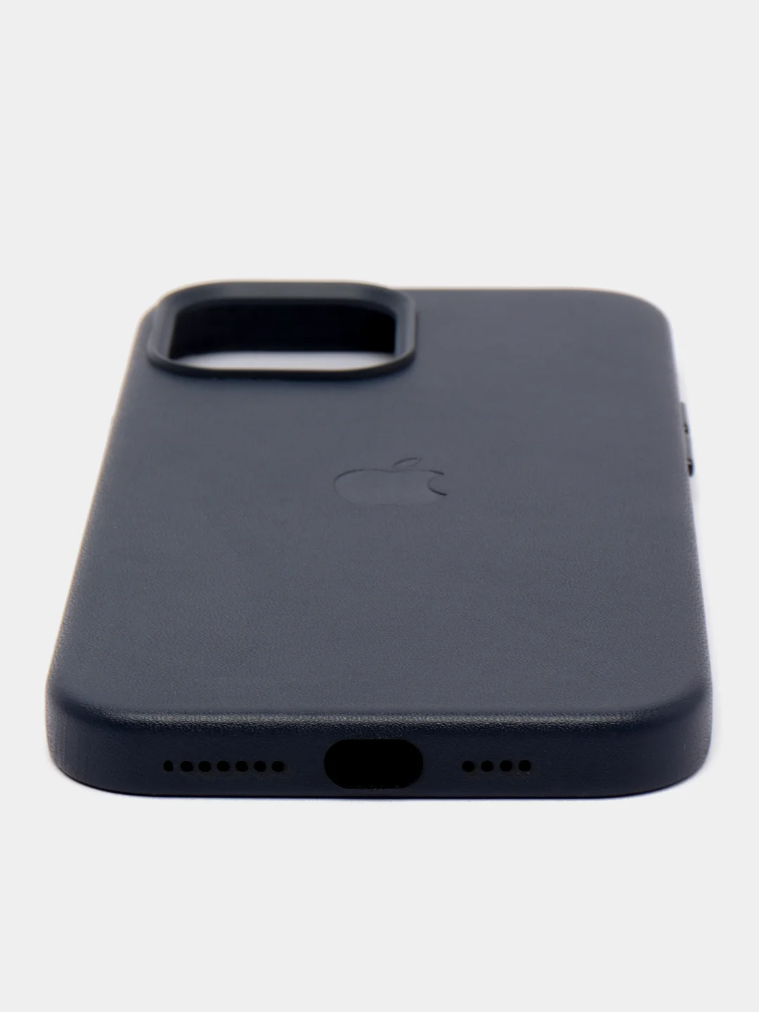 Синий меланж чехол Leather Case, для IPhone 12/ 12 Pro/ 12 Pro Max, под кожу