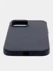 Синий меланж чехол Leather Case, для IPhone 12/ 12 Pro/ 12 Pro Max, под кожу
