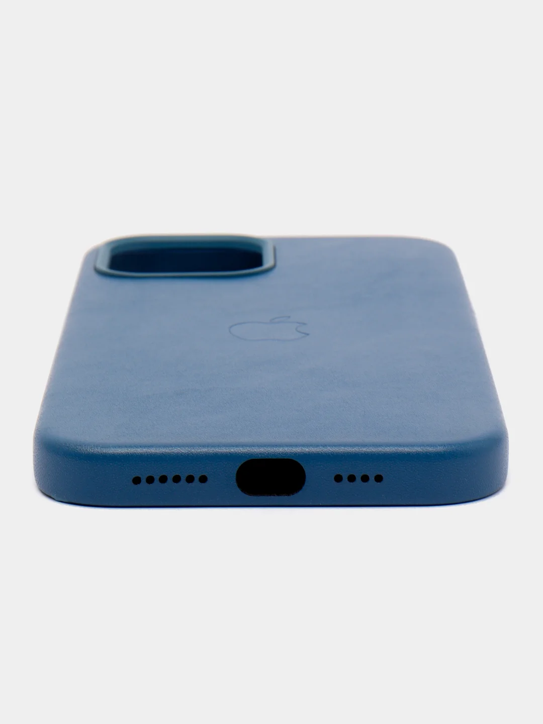Синий чехол Leather Case, для IPhone 12/ 12 Pro/ 12 Pro Max, под кожу