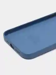 Синий чехол Leather Case, для IPhone 12/ 12 Pro/ 12 Pro Max, под кожу