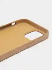 Горчичный чехол Leather Case, для IPhone 12/ 12 Pro/ 12 Pro Max, под кожу