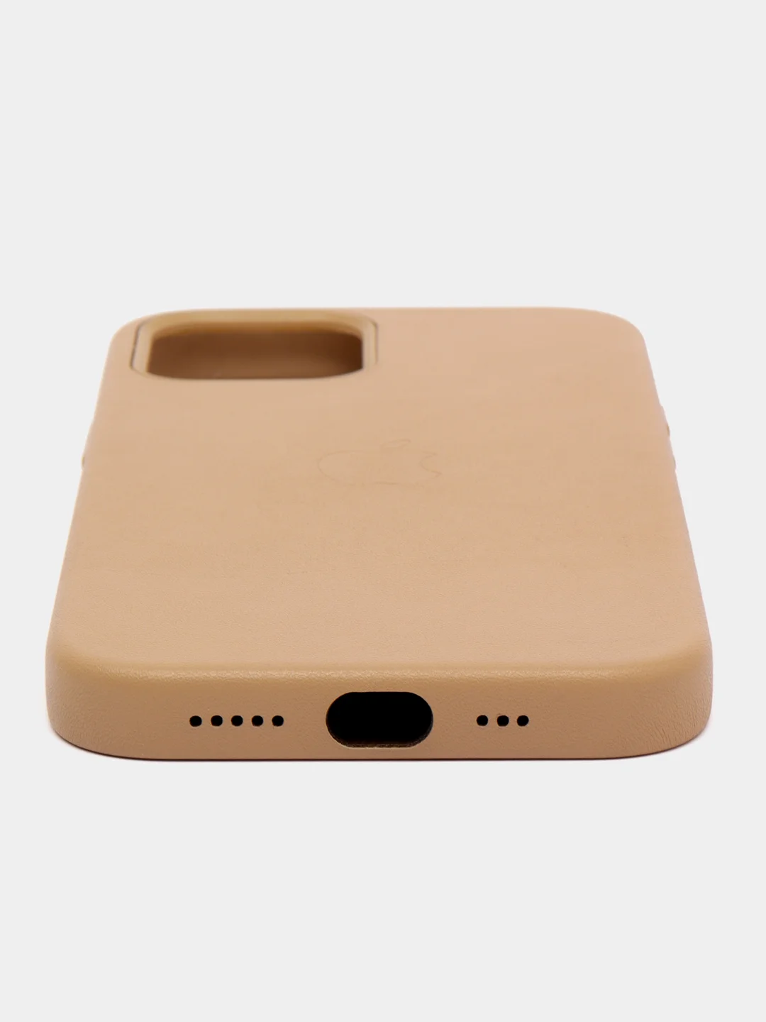 Горчичный чехол Leather Case, для IPhone 12/ 12 Pro/ 12 Pro Max, под кожу