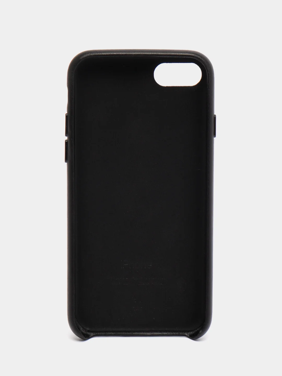 Черный чехол Leather Case, для IPhone 7/ 8/ SE 2020/ 7 Plus/ 8 Plus, под кожу