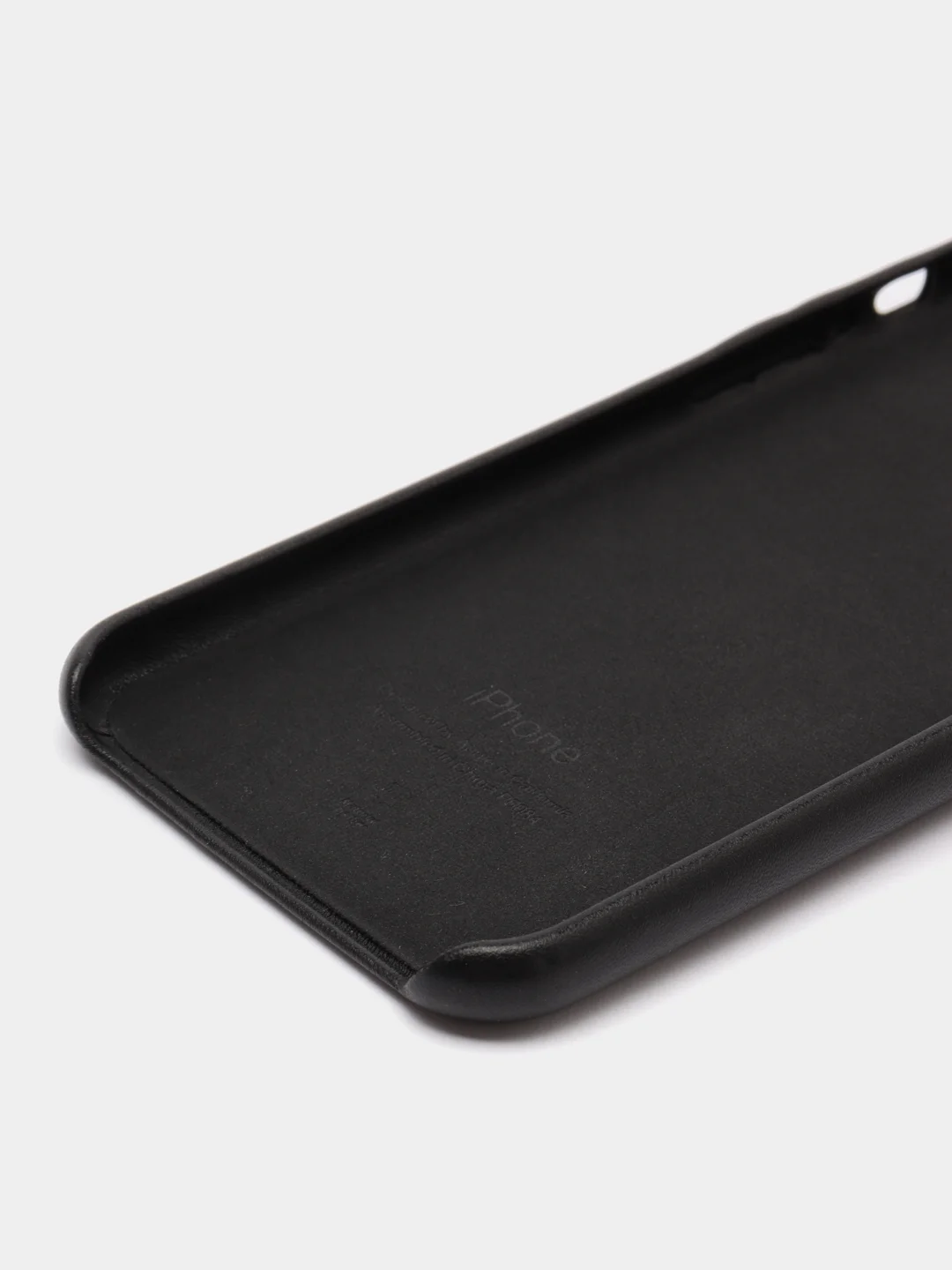 Черный чехол Leather Case, для IPhone 7/ 8/ SE 2020/ 7 Plus/ 8 Plus, под кожу