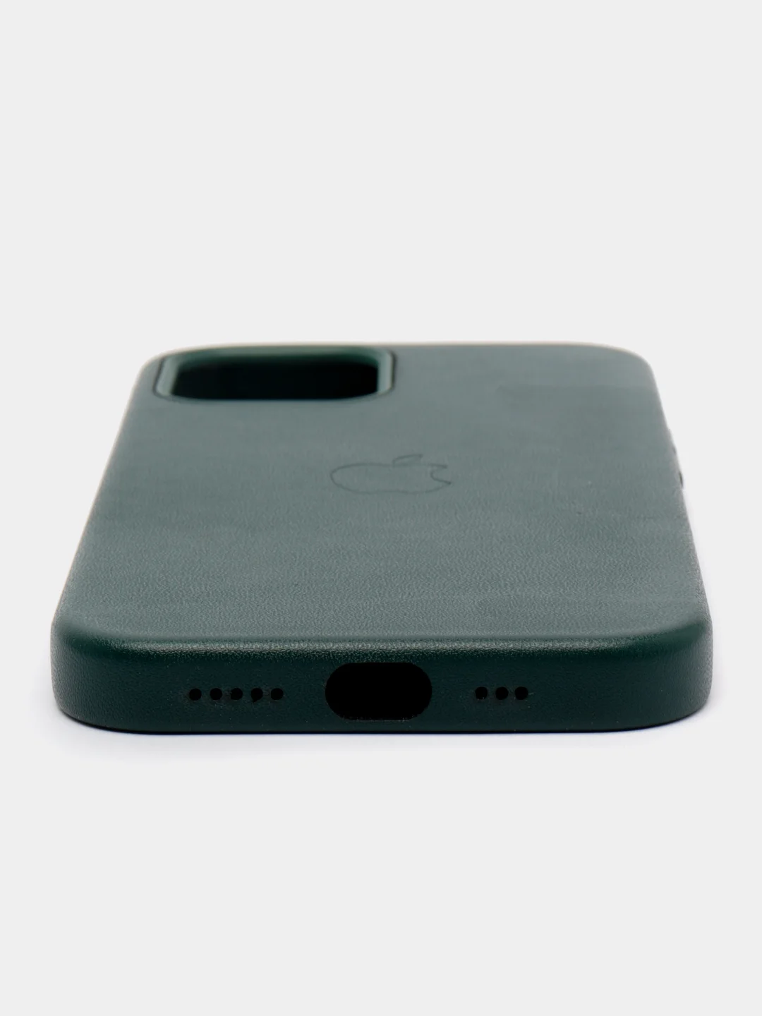 Зеленый чехол Leather Case, для IPhone 12/ 12 Pro/ 12 Pro Max, под кожу