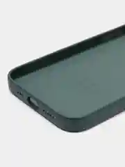 Зеленый чехол Leather Case, для IPhone 12/ 12 Pro/ 12 Pro Max, под кожу