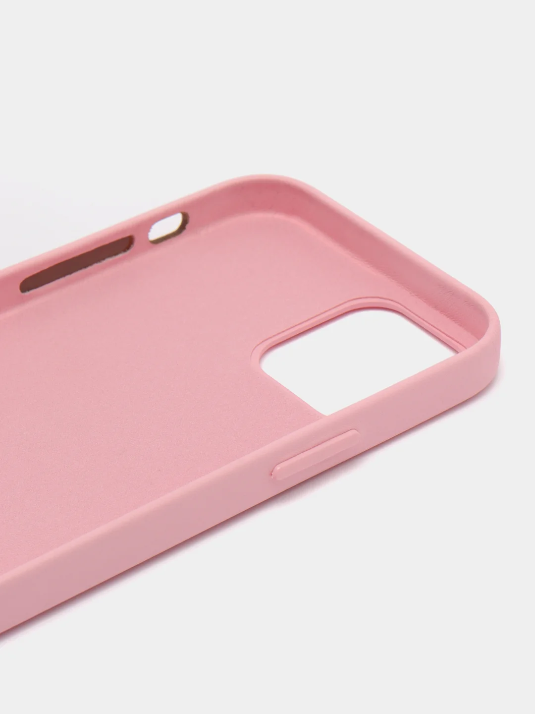 Розовый чехол Leather Case, для IPhone 12/ 12 Pro/ 12 Pro Max, под кожу