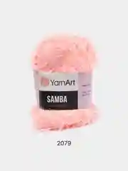 Коралловый пряжа травка YarnArt Samba, 150 м, 100 г, полиэстер