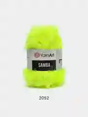 Лимонный пряжа травка YarnArt Samba, 150 м, 100 г, полиэстер