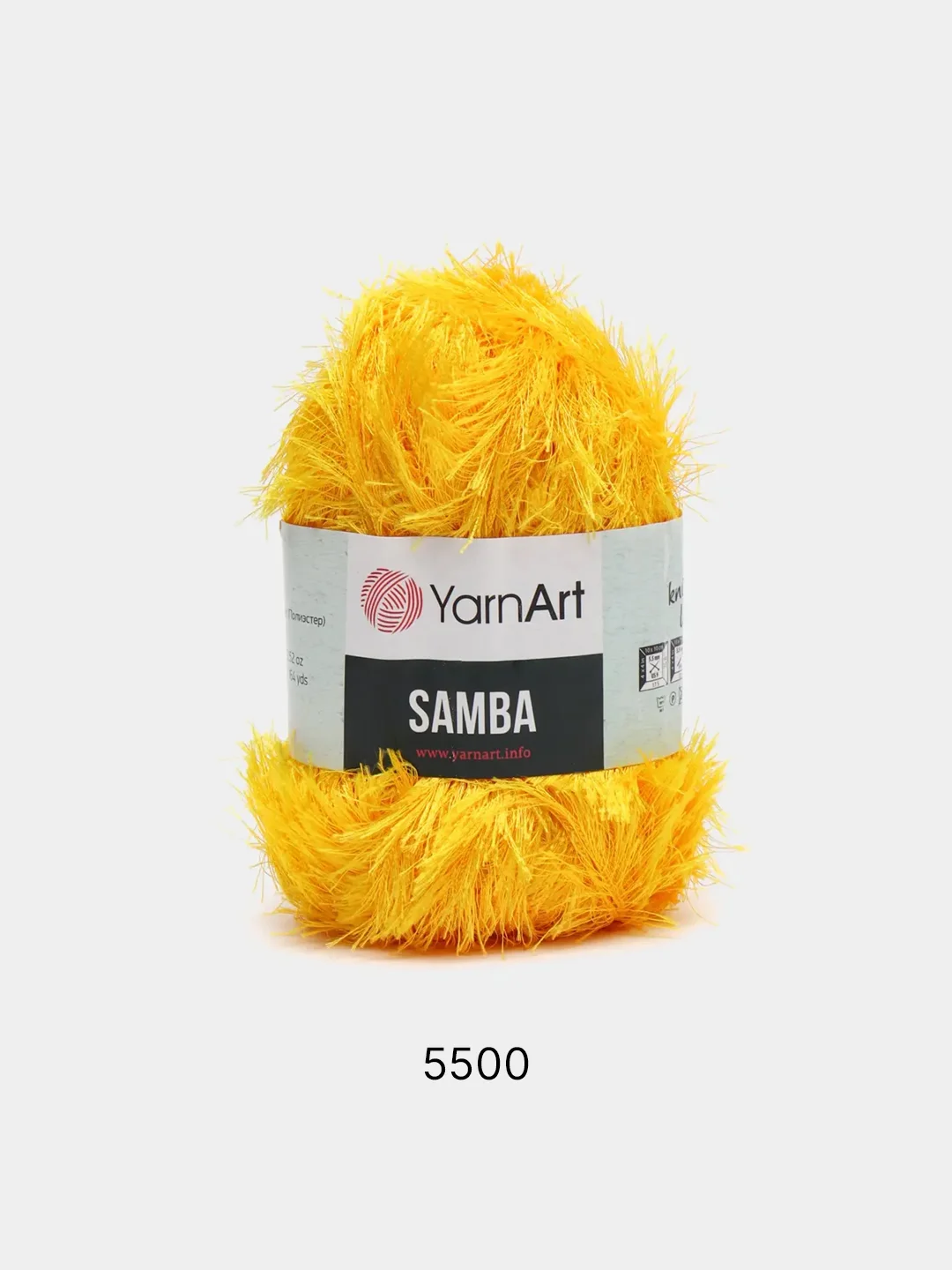 Манго пряжа травка YarnArt Samba, 150 м, 100 г, полиэстер