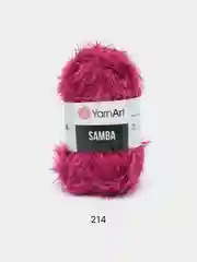 Тёмно-бордовый пряжа травка YarnArt Samba, 150 м, 100 г, полиэстер