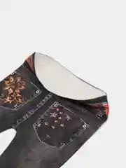 Черный лосины детские утепленные
