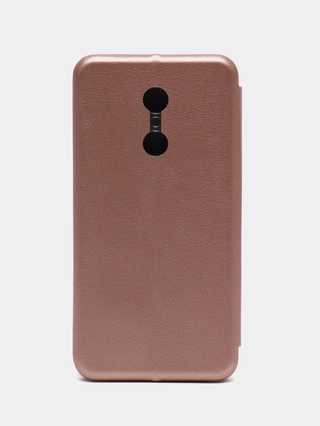 Розовый чехол-книжка на Xiaomi Redmi 5 из эко кожи, с карманом для карт