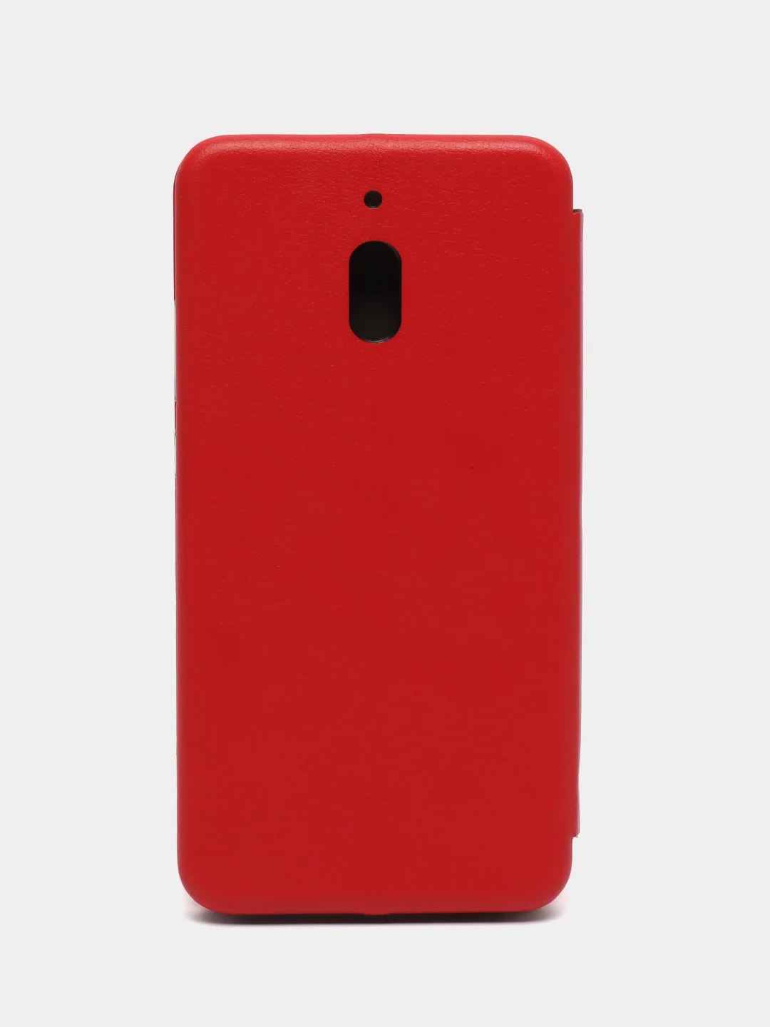 Красный чехол-книжка на Nokia 2.1, 3.1, 5.1 из экокожи, с карманом для карт