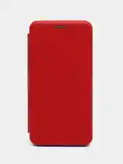 Красный чехол-книжка на Nokia 6.1, из экокожи, с карманом для карт