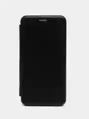 Черный чехол-книжка на Nokia 6.1, из экокожи, с карманом для карт
