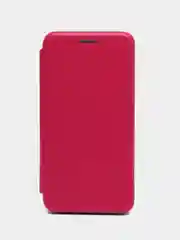 Фуксия чехол-книжка на Xiaomi Redmi 5 из эко кожи, с карманом для карт