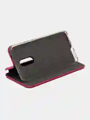 Фуксия чехол-книжка на Xiaomi Redmi 5 из эко кожи, с карманом для карт