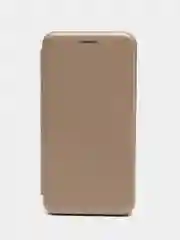 Золотой чехол-книжка на Nokia 2.1, 3.1, 5.1 из экокожи, с карманом для карт