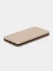 Золотой чехол-книжка на Nokia 2.1, 3.1, 5.1 из экокожи, с карманом для карт