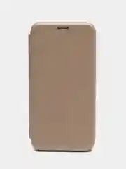 Золотой чехол-книжка для Nokia 7.1 Plus, из экокожи, с карманом для карт