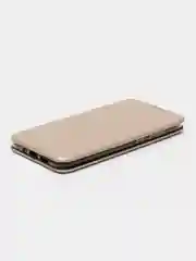 Золотой чехол-книжка для Nokia 7.1 Plus, из экокожи, с карманом для карт