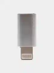 Переходник micro USB на Lightning 8-pin, с микро на лайтинг, алюминий