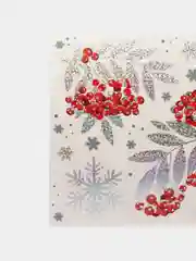 Набор для декорирования, наклейки на окна новогодние. Размер: мм 246x167,  ПВХ