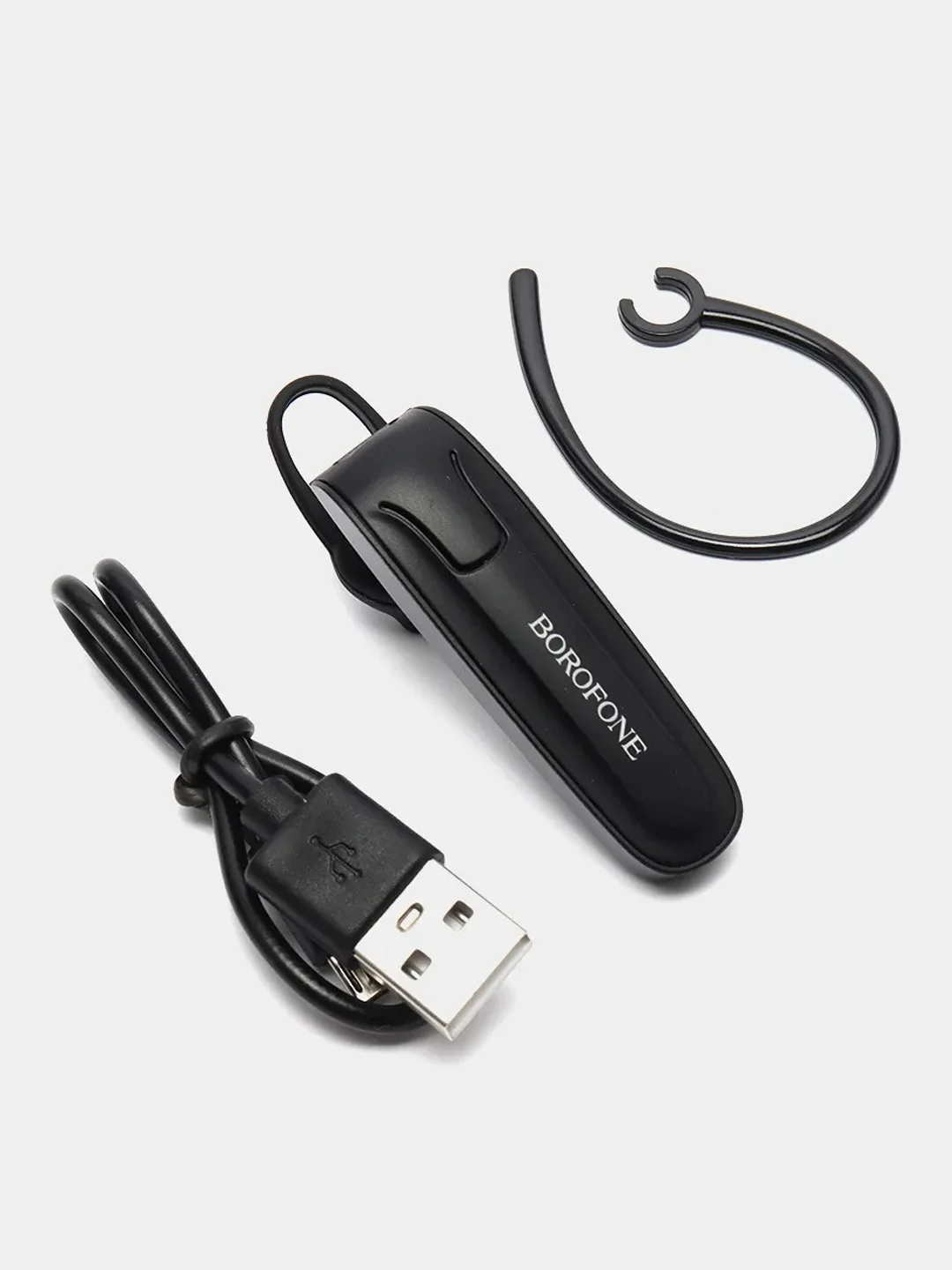 Черный bluetooth-гарнитура Borofone BC21
