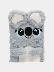 Блокнот Happy koala, А5, 80 листов, плюшевый