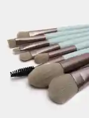 Мятный кисти для макияжа, набор кистей 8 штук для ресниц, теней, румян, кремовых и сухих текстур