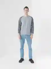 Серый джемпер мужской
