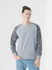 Серый джемпер мужской