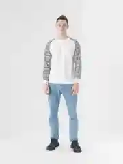 Белый джемпер мужской
