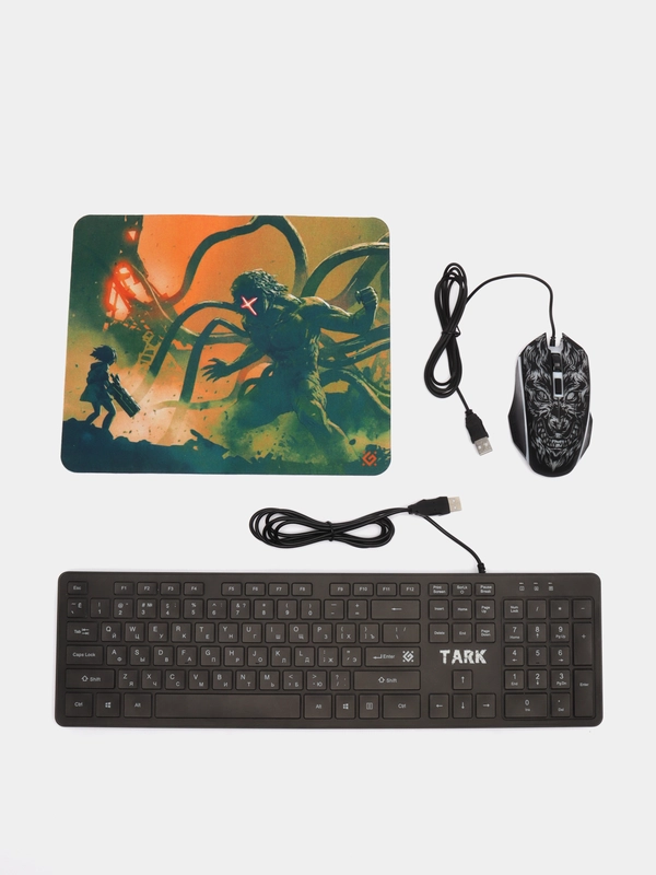 Игровой набор Defender Tark C-779 RU,Light,мышь+клавиатура+ковер