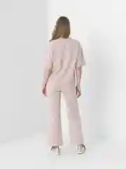 Женский персиковый комплект футболка и брюки Zarka